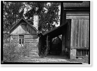Virginia Glover House, County Roads 19 & 4, Forkland, Greene County, AL - 3, Vintage Poster