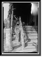 Virginia Glover House, County Roads 19 & 4, Forkland, Greene County, AL - 4, Historic Print