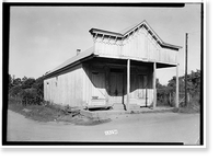 Levy-Glover Store, County Roads 19 & 4, Forkland, Greene County, AL, Vintage Poster