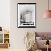 Historic Framed Print, Rosemount, County Road 19, Forkland vicinity, Greene County, AL - 3,  17-7/8" x 21-7/8"