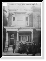 Phila. . House where Thaw was arrested, Antique Print