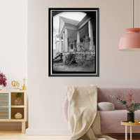 Gayle-Locke House, University Avenue (College Street), Greensboro, Hale County, AL - 4, Historic Print