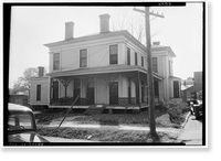 Governor Thomas Seay House, East Main & Whelan Streets, Greensboro, Hale County, AL, Vintage Print