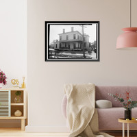 Governor Thomas Seay House, East Main & Whelan Streets, Greensboro, Hale County, AL, Vintage Print