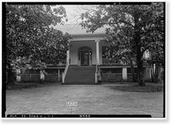 Governor Samuel Pickens House, State Route 14, Sawyerville vicinity, Hale County, AL, Antique Wall Art