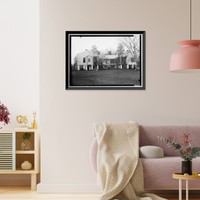 Governor Samuel Pickens House, State Route 14, Sawyerville vicinity, Hale County, AL - 18, Historic Print