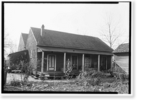 Oates-Danzey House, West Washington & Trawick Streets, Abbeville, Henry County, AL - 2, Historic Print