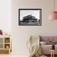 Tom Bowden House, Greenwood Street, Columbia, Houston County, AL, Antique Wall Art