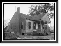 Britt-Williams-Borders House, Greenwood Street, Gordon, Houston County, AL Classic, Vintage Wall Art