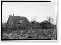 Nunnley-Bowden House, State Route 95, Gordon vicinity, Houston County, AL - 2, Antique Print