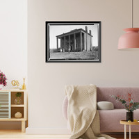 Historic Framed Print, Benjamin Pinckney Worthington House, Sixth Avenue South, Birmingham, Jefferson County, AL,  17-7/8" x 21-7/8"