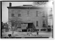 Historic Framed Print, Benjamin Pinckney Worthington House, Sixth Avenue South, Birmingham, Jefferson County, AL - 2,  17-7/8" x 21-7/8"