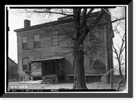 Historic Framed Print, Benjamin Pinckney Worthington House, Sixth Avenue South, Birmingham, Jefferson County, AL - 3,  17-7/8" x 21-7/8"