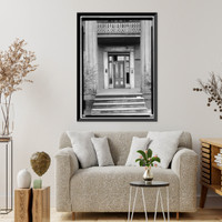 Historic Framed Print, Benjamin Pinckney Worthington House, Sixth Avenue South, Birmingham, Jefferson County, AL - 6,  17-7/8" x 21-7/8"