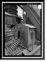 Historic Framed Print, Sloss-Sheffield Steel & Iron, First Avenue North Viaduct at Thirty-second Street, Birmingham, Jefferson County, AL,  17-7/8" x 21-7/8"