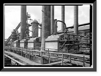Sloss-Sheffield Steel & Iron, First Avenue North Viaduct at Thirty-second Street, Birmingham, Jefferson County, AL - 2, Antique Poster