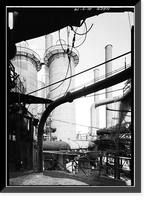 Sloss-Sheffield Steel & Iron, First Avenue North Viaduct at Thirty-second Street, Birmingham, Jefferson County, AL - 14, Vintage Print