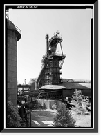 Sloss-Sheffield Steel & Iron, First Avenue North Viaduct at Thirty-second Street, Birmingham, Jefferson County, AL - 30, Vintage Poster