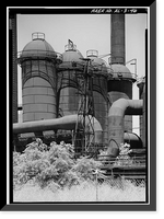 Sloss-Sheffield Steel & Iron, First Avenue North Viaduct at Thirty-second Street, Birmingham, Jefferson County, AL - 95, Antique Poster