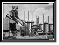 Woodward Coal & Iron Company Furnace, Opossum Creek vicinity, Woodward, Jefferson County, AL - 9, Historic Print