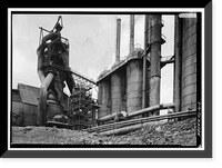Woodward Coal & Iron Company Furnace, Opossum Creek vicinity, Woodward, Jefferson County, AL - 11, Antique Poster