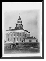Lawrence County Courthouse, Courthouse Square bounded by Main Street, Lawrence, Moulton, Lawrence County, AL - 10, Vintage Print