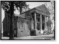 Saunders-Goode-Hall House, State Highway 101, Town Creek vicinity, Lawrence County, AL - 3, Vintage Print