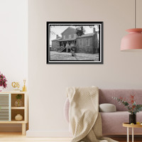 Saunders-Goode-Hall House, State Highway 101, Town Creek vicinity, Lawrence County, AL - 7, Vintage Print
