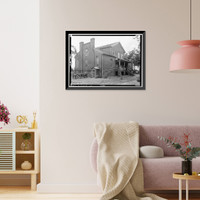 Saunders-Goode-Hall House, State Highway 101, Town Creek vicinity, Lawrence County, AL - 9, Vintage Print
