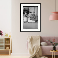 Historic Framed Print, Helen Crocker, Georgia Appleton, Virgina Mitchell,  17-7/8" x 21-7/8"