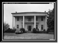 James Ellington House, Oak Bowery Road vicinity, Gold Hill, Lee County, AL, Antique Poster