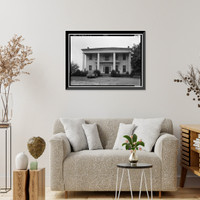 James Ellington House, Oak Bowery Road vicinity, Gold Hill, Lee County, AL, Antique Poster