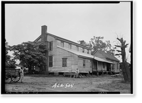 Tucker-Fincher House, U.S. Route 431, Mount Jefferson, Lee County, AL, Historic Reproduction