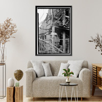 Historic Framed Print, Moffitt's Mill, Opelika vicinity, Lee County, AL - 3,  17-7/8" x 21-7/8"