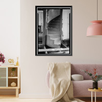 Historic Framed Print, Spring Villa, Spring Villa Road, Opelika vicinity, Lee County, AL - 2,  17-7/8" x 21-7/8"