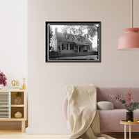 Hundley House, Market Street, Mooresville, Limestone County, AL Classic, Antique Wall Art