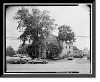 Historic Framed Print, Lowndes County Courthouse, Washington Street at Town Square, Hayneville, Lowndes County, AL - 4,  17-7/8" x 21-7/8"