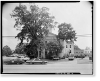 Historic Framed Print, Lowndes County Courthouse, Washington Street at Town Square, Hayneville, Lowndes County, AL - 4,  17-7/8" x 21-7/8"