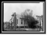 Dixon H. Lewis House, State Highway 97 (County Road 29), Lowndesboro, Lowndes County, AL - 2, Antique Print