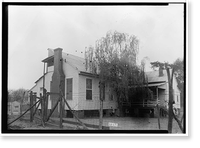Dixon H. Lewis House, State Highway 97 (County Road 29), Lowndesboro, Lowndes County, AL - 2, Antique Print