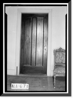 Dixon H. Lewis House, State Highway 97 (County Road 29), Lowndesboro, Lowndes County, AL - 4, Historic Print