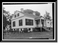 Williams-Bragg House, State Highway 97 (County Road 29), Lowndesboro, Lowndes County, AL - 2 Classic, Vintage Wall Art