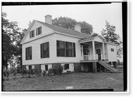Williams-Bragg House, State Highway 97 (County Road 29), Lowndesboro, Lowndes County, AL - 2 Classic, Vintage Wall Art