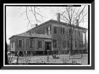 Historic Framed Print, Haygood House, State Highway 97 (County Road 29), Lowndesboro, Lowndes County, AL - 2,  17-7/8" x 21-7/8"