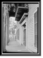 Historic Framed Print, Haygood House, State Highway 97 (County Road 29), Lowndesboro, Lowndes County, AL - 14,  17-7/8" x 21-7/8"