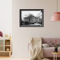 Grey Columns, Old Montgomery Road (Institute Road), Tuskegee, Macon County, AL - 2, Vintage Wall Art