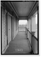 G. Y. Lamar House, U.S. Highway 29 (State Highway 15), Tuskegee vicinity, Macon County, AL - 3, Antique Print