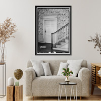 Historic Framed Print, Burritt House, 303 Eustis Avenue, Huntsville, Madison County, AL - 7,  17-7/8" x 21-7/8"