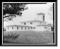Redstone Arsenal, Fire Station No. 3, Redstone Road between Post & Line Roads, Huntsville vicinity, Madison County, AL - 4 Classic, Vintage Print