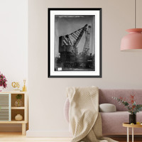 Giant crane "Hercules" at Newport News, Antique Wall Art